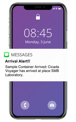 binary cloud sample tracking software alert on mobile